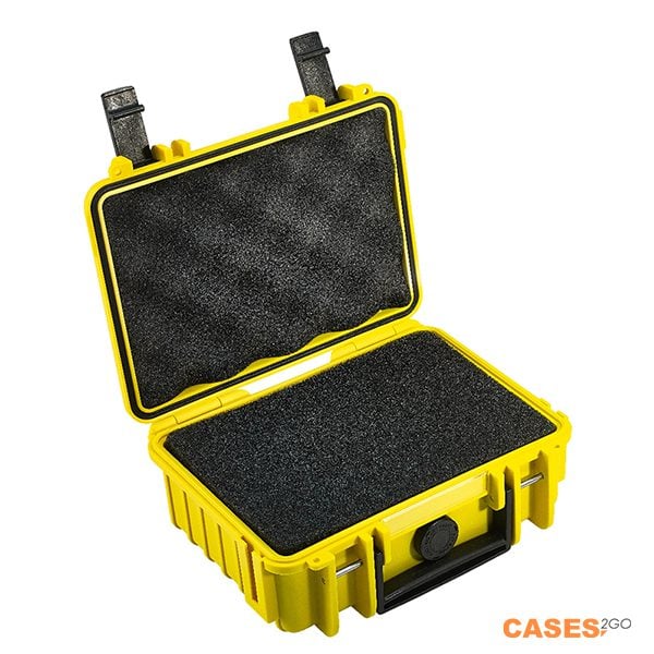 B&w Outdoor Type 500 Case With Foam (yellow) - Protechnic Ltd